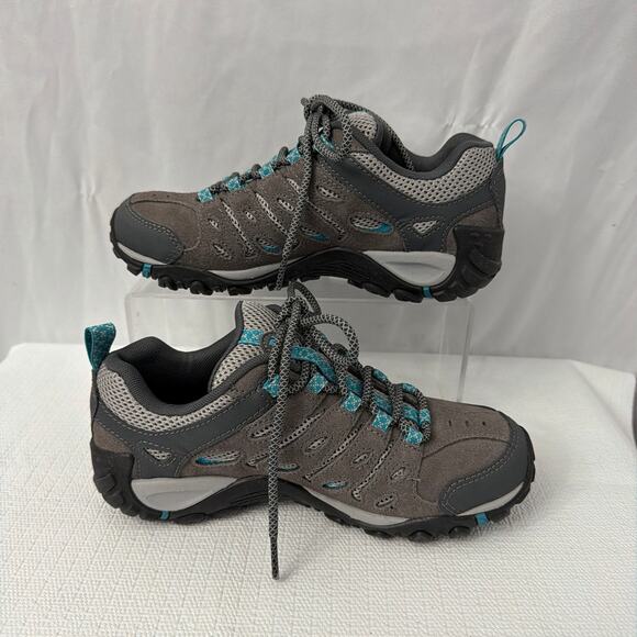 Merrell Crosslander 2 Shoes Womens Size 6.5 Gray Blue Hiking Sneakers - Picture 9 of 10
